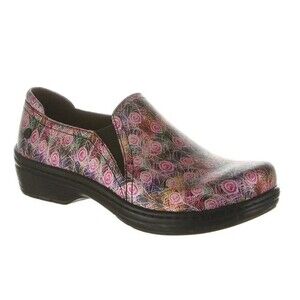 Klogs Women’s Mock  Loses Back Clog In Peacock Canvas Sz 8